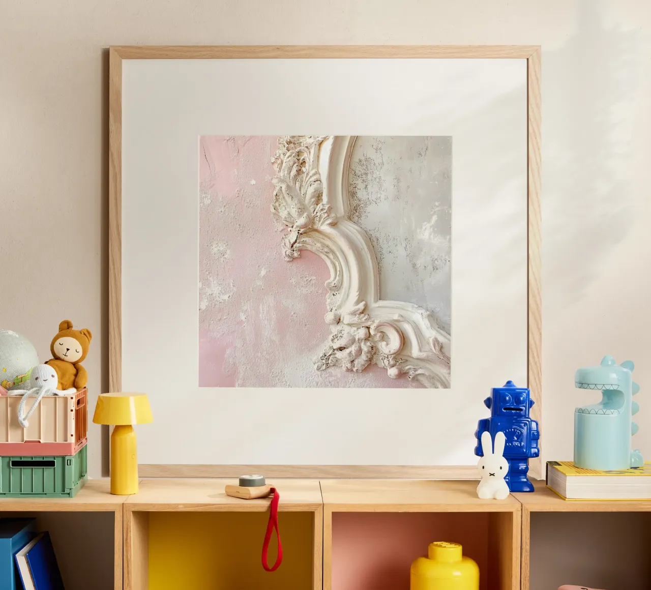 Patina di grazia poster con telaio in alluminio da StillVibe Home