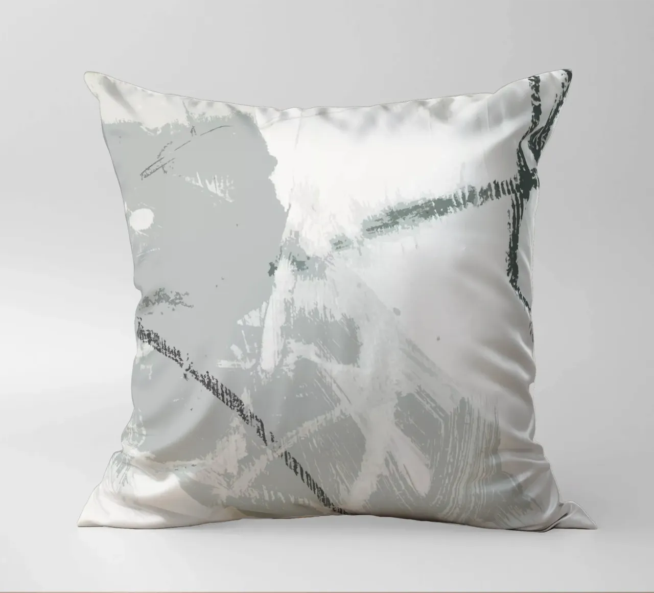 neutral modern texture 1 cuscino da IRIS LEHNHARDT FINE ART