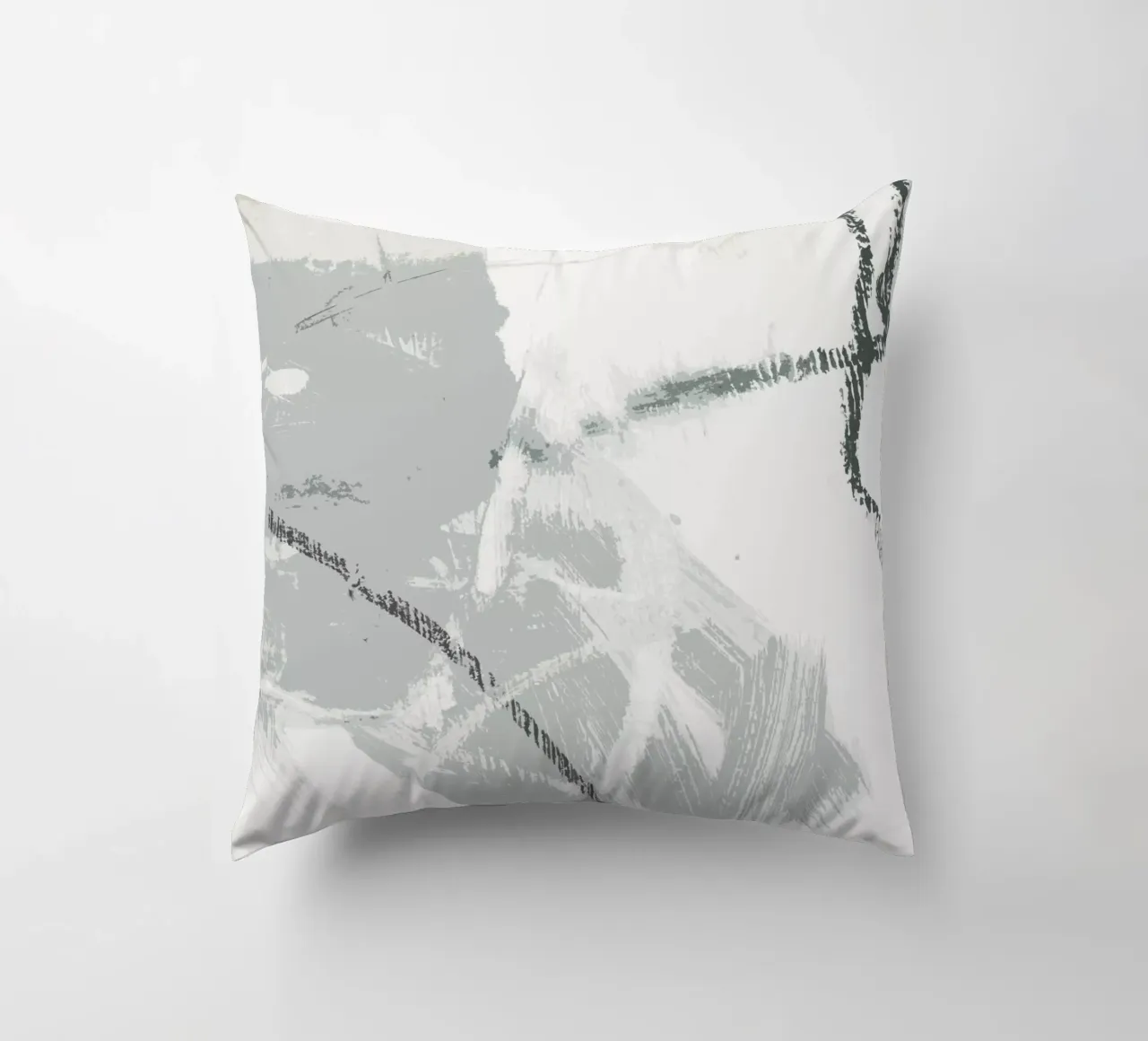 neutral modern texture 1 cuscino da IRIS LEHNHARDT FINE ART