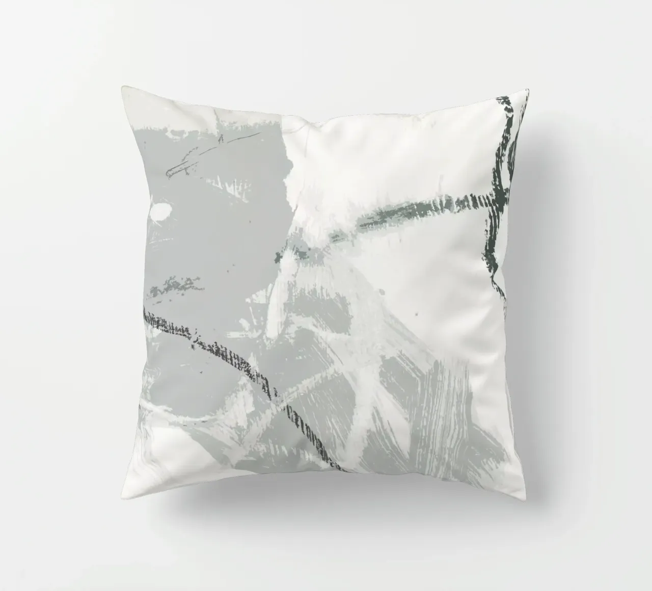 neutral modern texture 1 cuscino da IRIS LEHNHARDT FINE ART