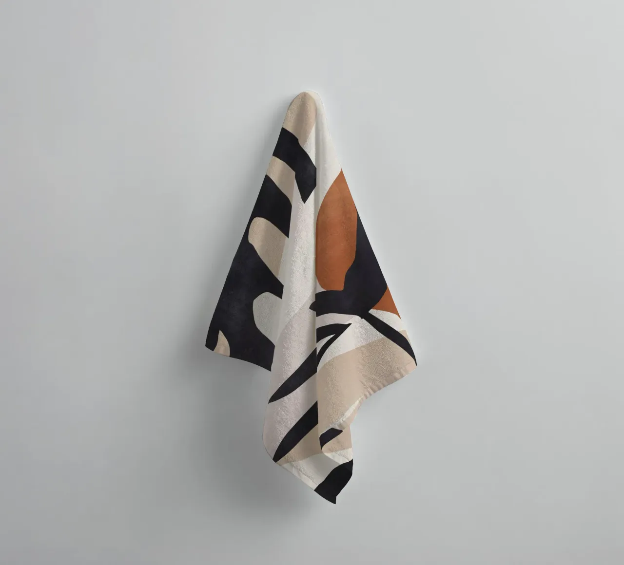 Abstracte kunst 49 badhanddoek van ThingDesign