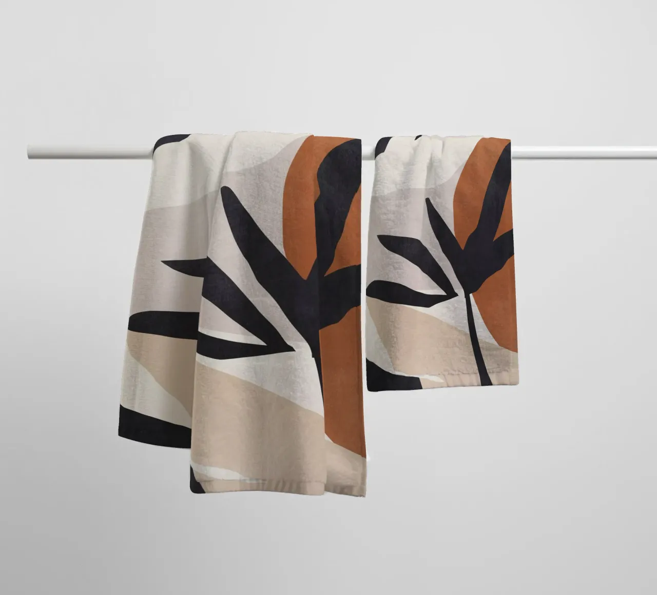Abstracte kunst 49 badhanddoek van ThingDesign