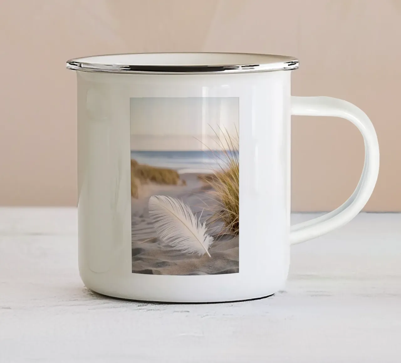 Meeresrauschen I tazza in smalto da Wolkenlos