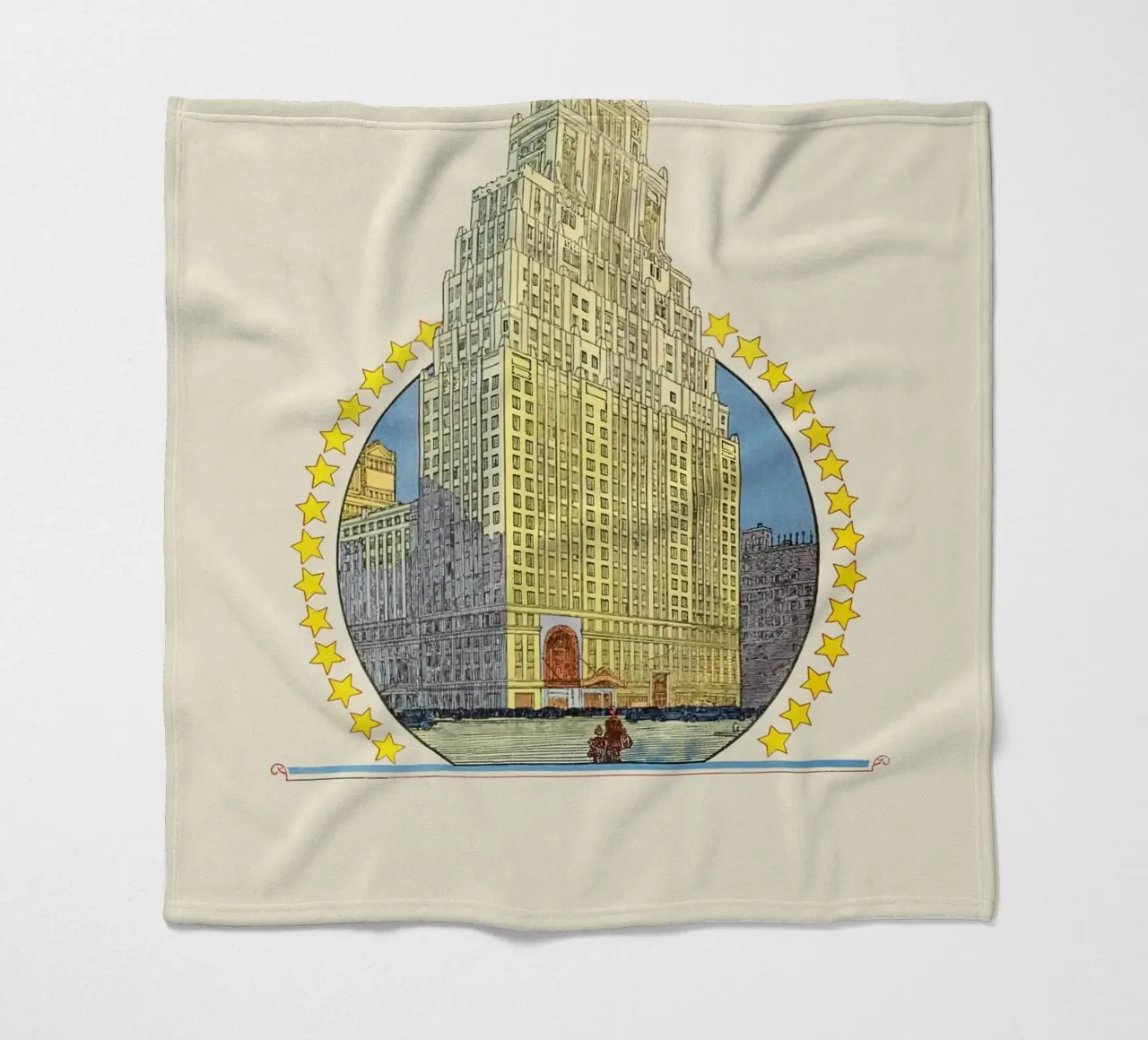 Poster di Times Square New York City Paramount Building coperta in pile da homdeco