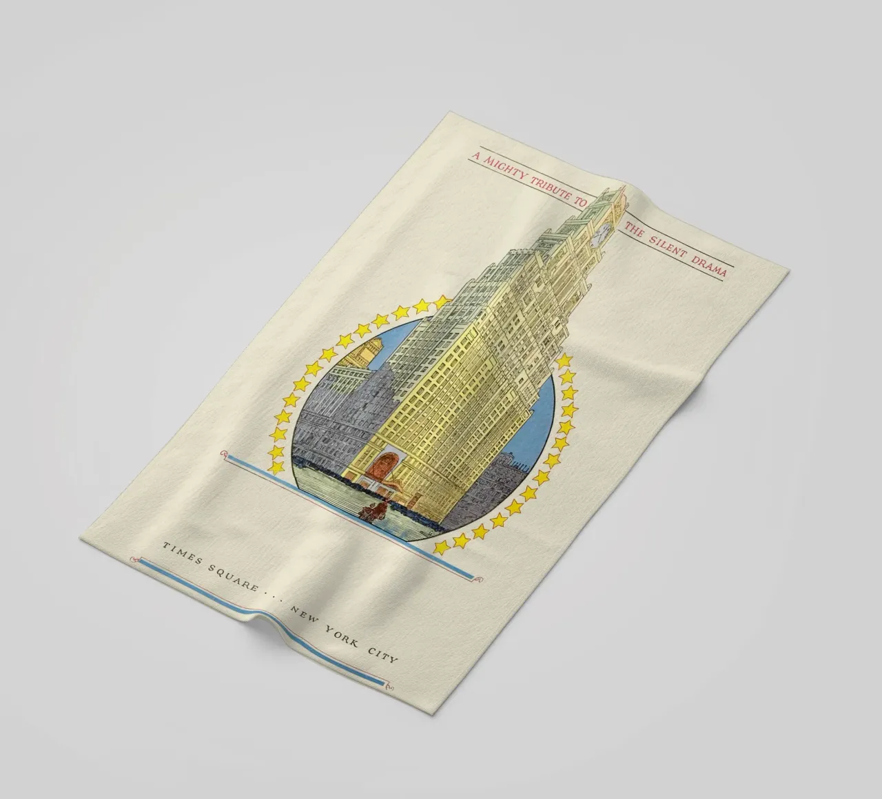 Poster di Times Square New York City Paramount Building telo mare da homdeco