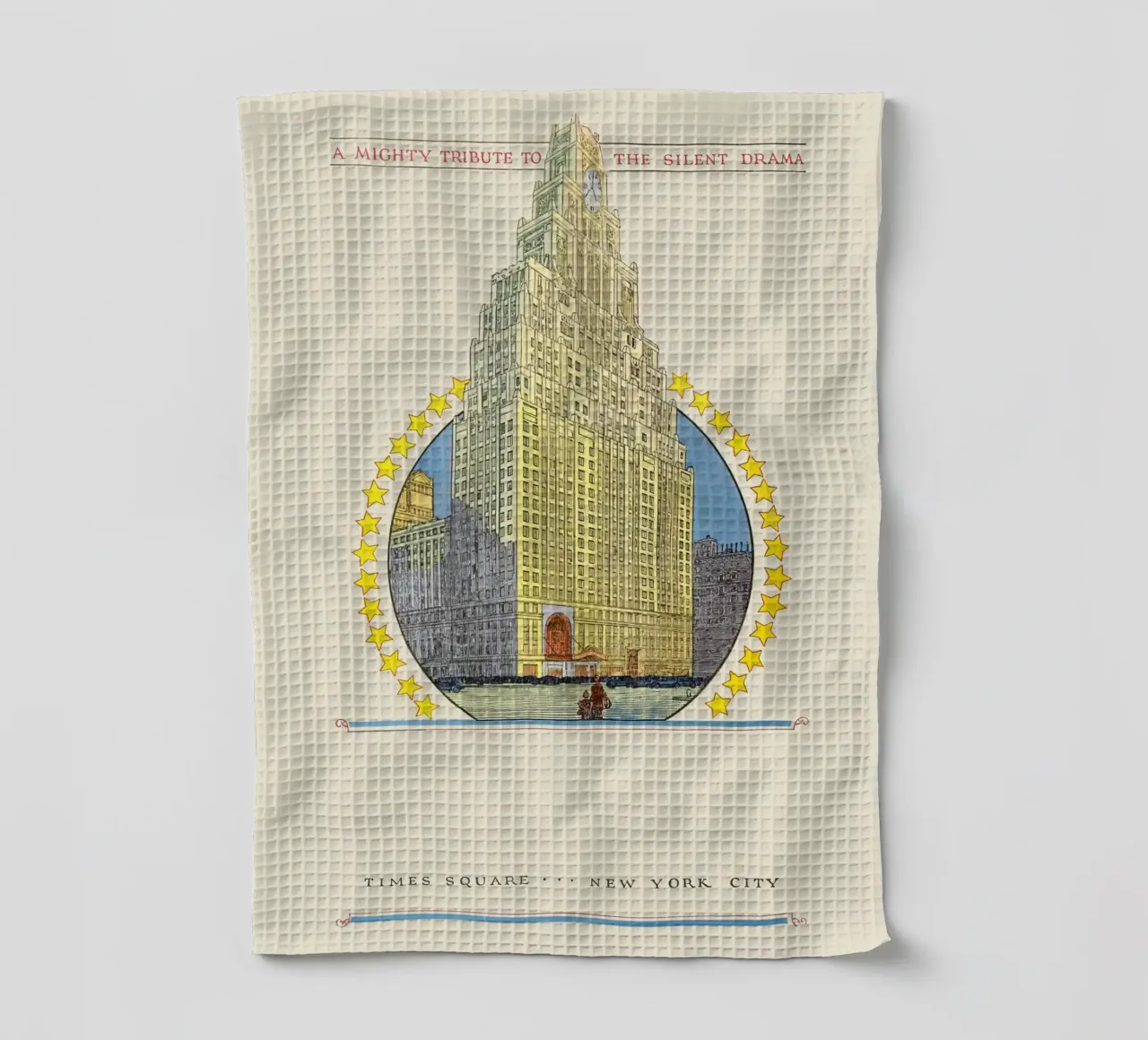 Poster di Times Square New York City Paramount Building canovaccio da cucina da homdeco