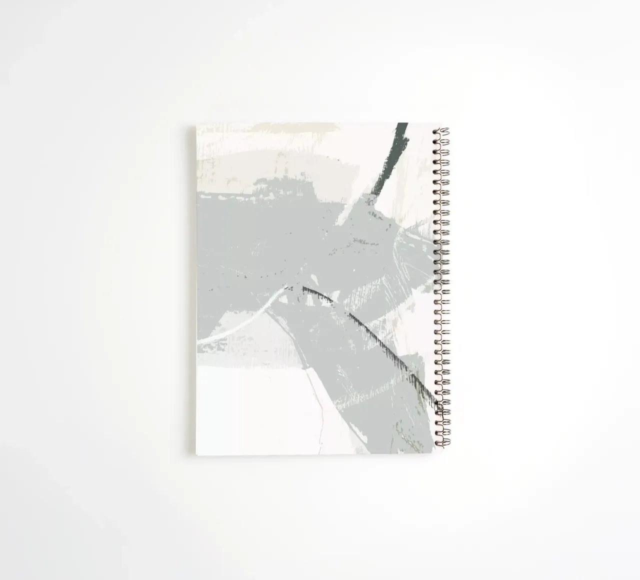 neutral modern texture 2 spiral notebook by IRIS LEHNHARDT FINE ART