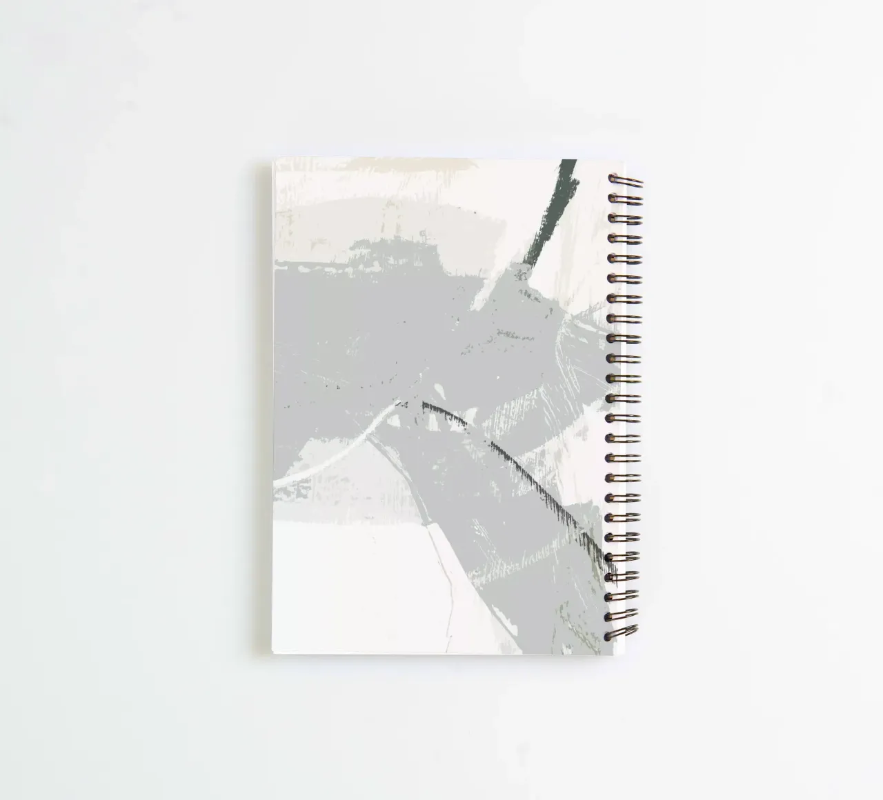 neutral modern texture 2 spiral notebook by IRIS LEHNHARDT FINE ART