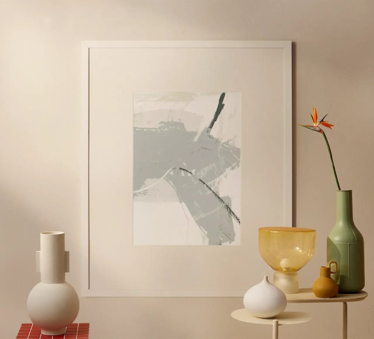 neutral modern texture 2 poster da IRIS LEHNHARDT FINE ART