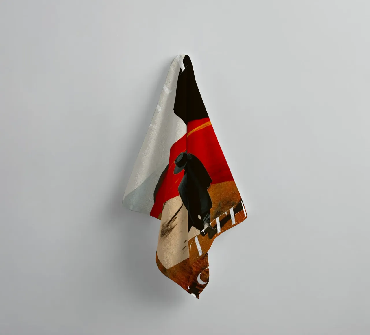 Adventure Is Out There Minimalist Retro Poster towel by homdeco