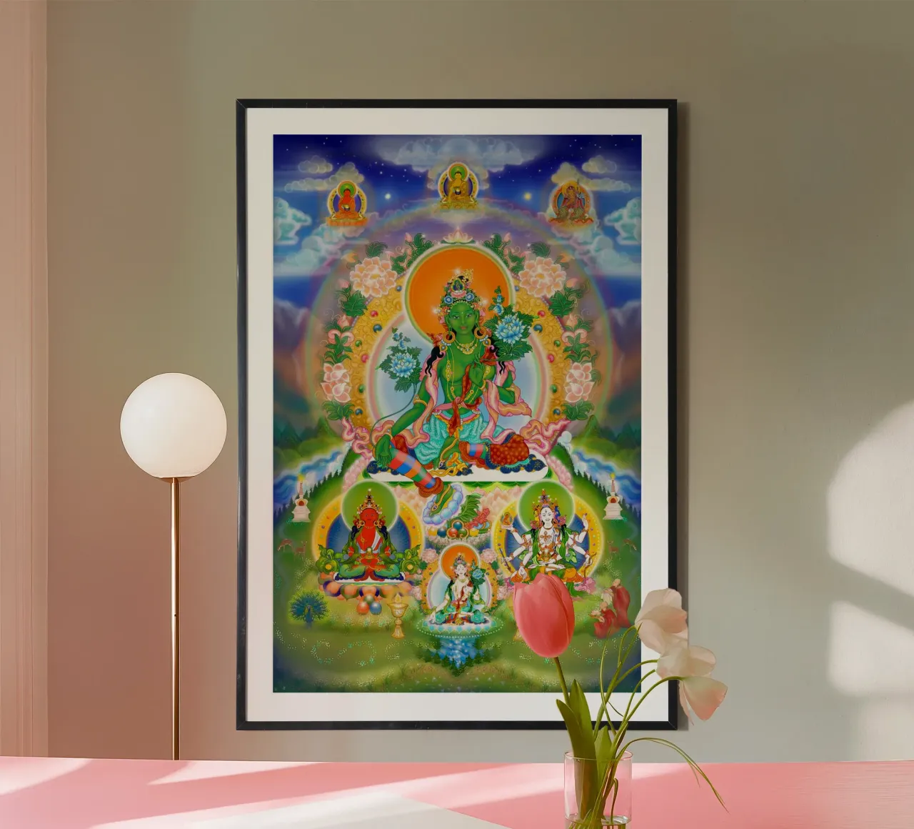 TARA VERDE - LIBERATORE VERDE poster con telaio in legno da Happy 😃 Art 🎨 by Christine Schnoell