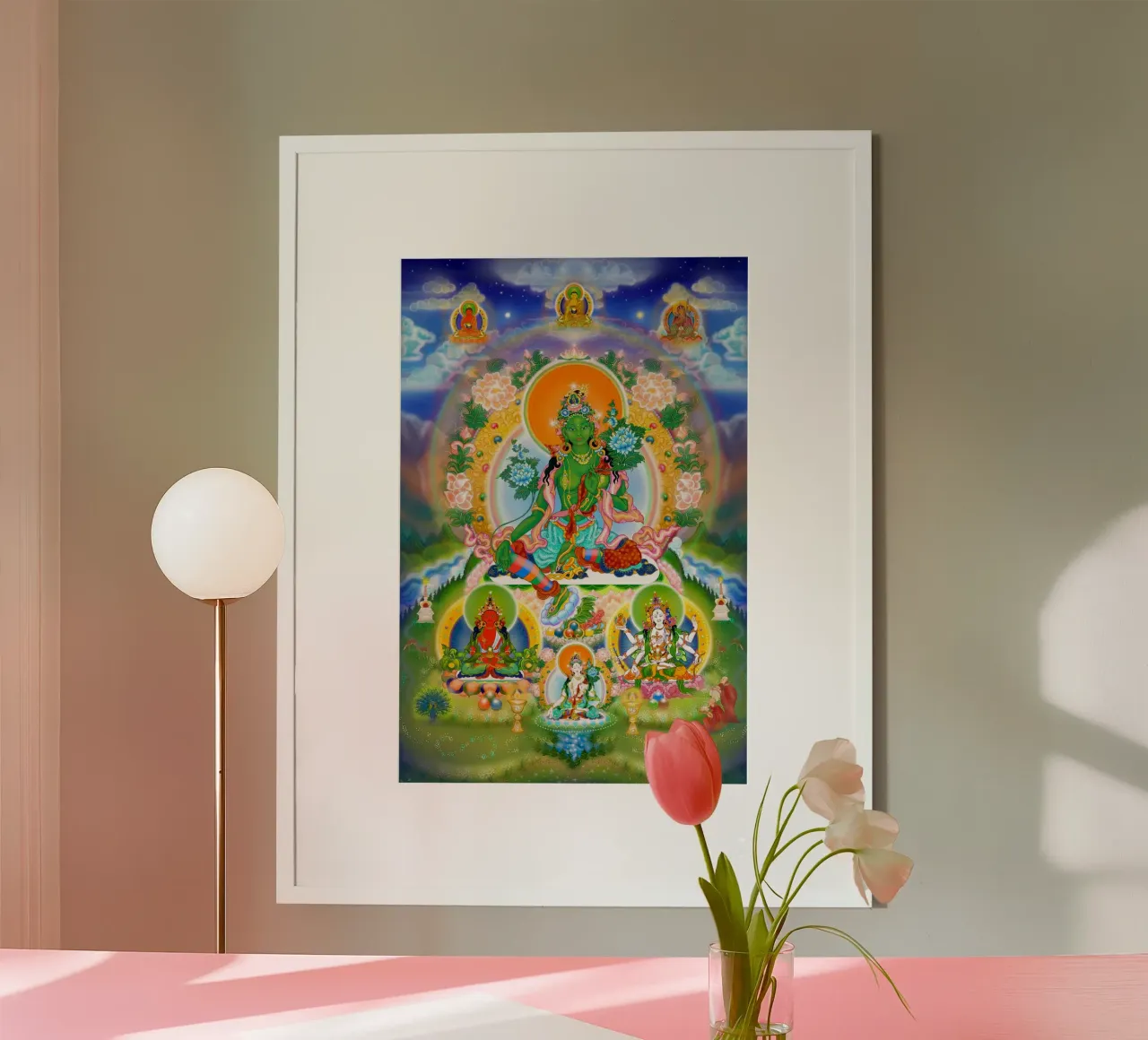 TARA VERDE - LIBERATORE VERDE poster con telaio in legno da Happy 😃 Art 🎨 by Christine Schnoell