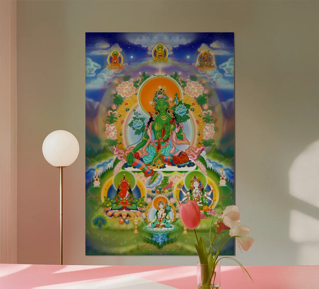 TARA VERDE - LIBERATORE VERDE poster con telaio in legno da Happy 😃 Art 🎨 by Christine Schnoell
