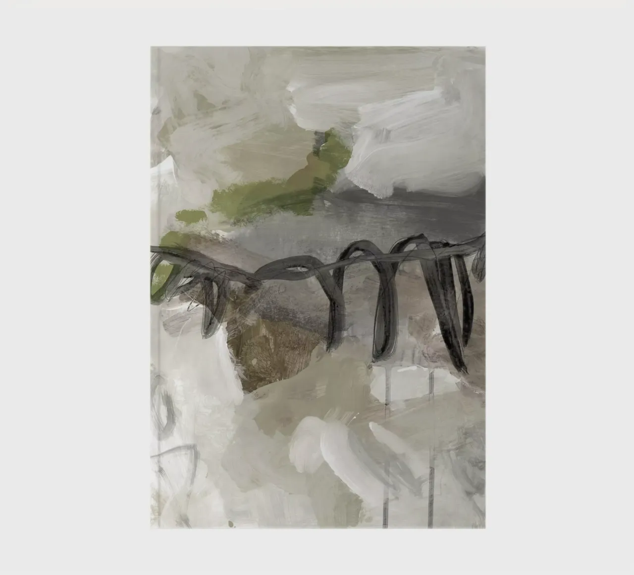 abstract painting in earthy colors diario da IRIS LEHNHARDT FINE ART