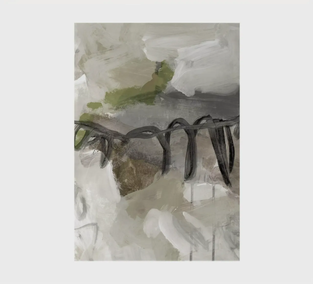 abstract painting in earthy colors diario da IRIS LEHNHARDT FINE ART