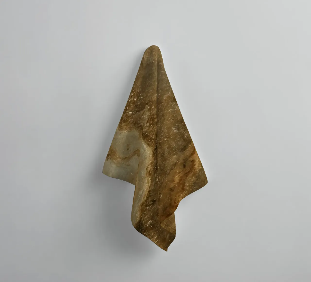 Textured Brown and Beige Surface with Bubbles towel by DesignDoodle