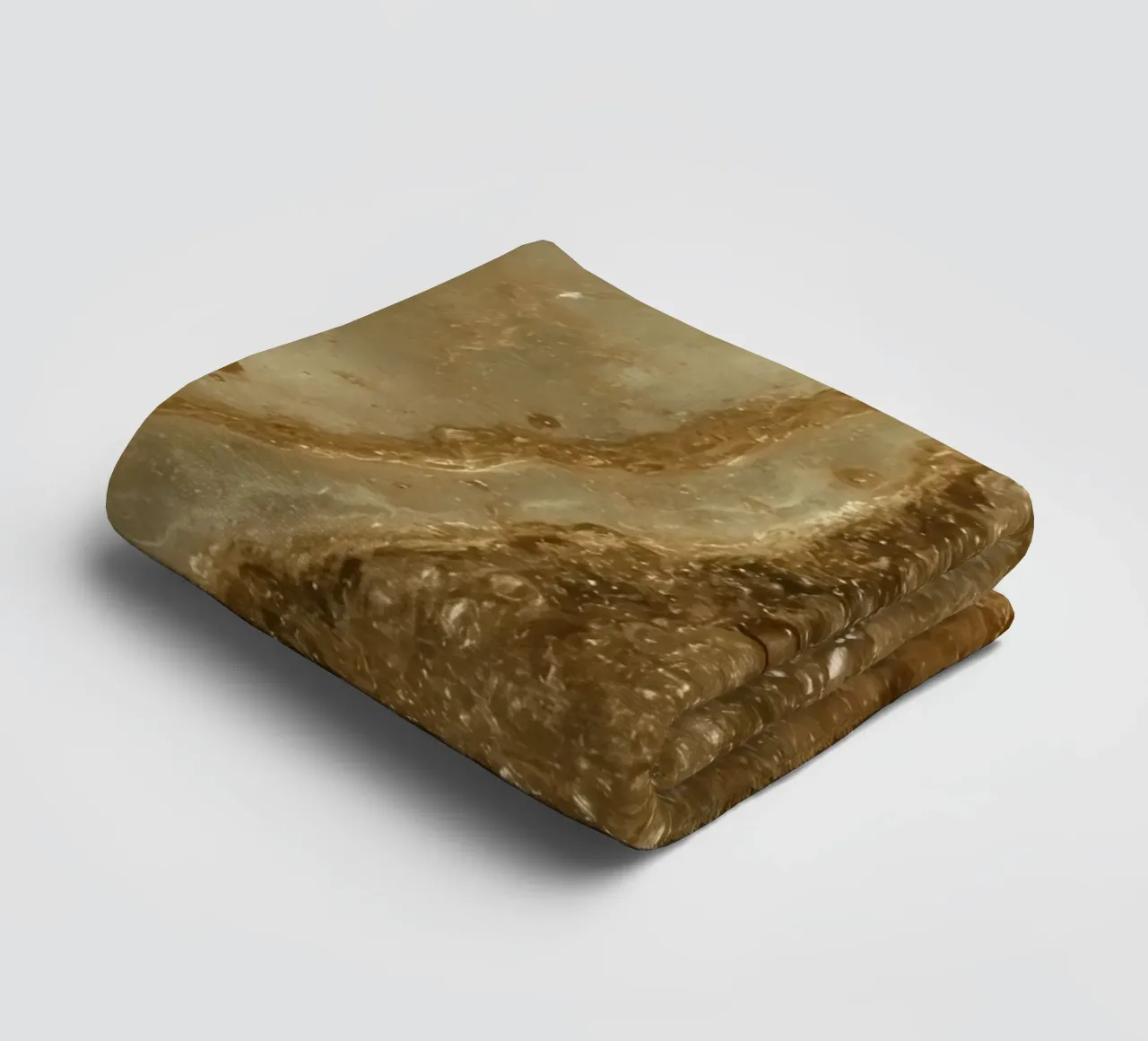 Textured Brown and Beige Surface with Bubbles towel by DesignDoodle
