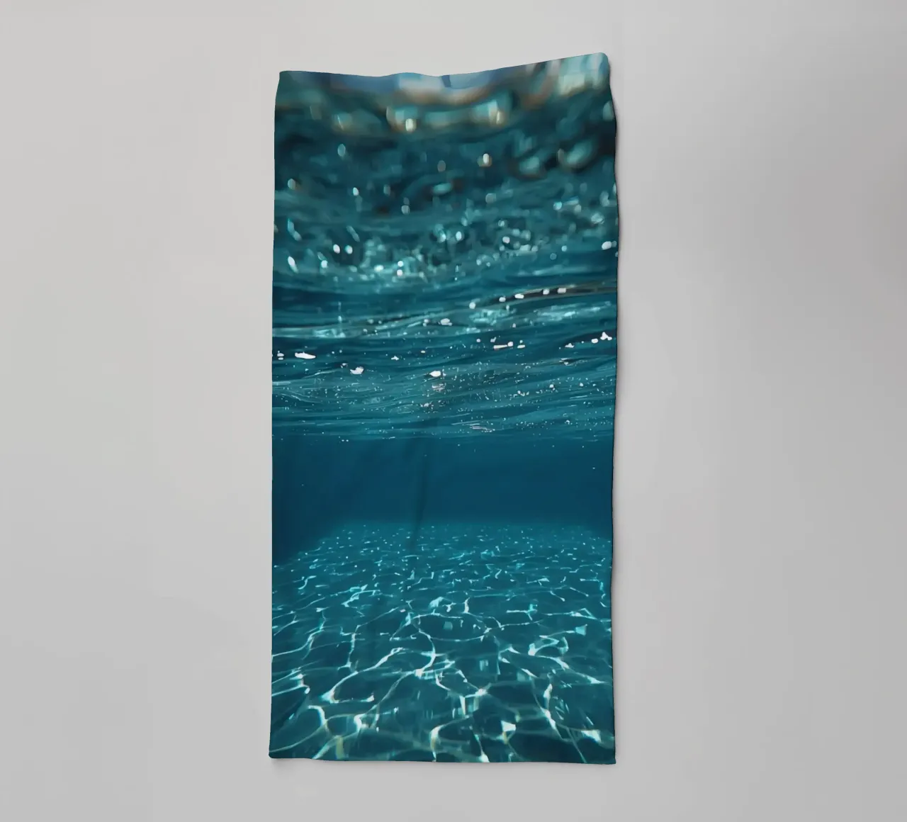Underwater View of Water Surface and Bottom with Light towel by DesignDoodle