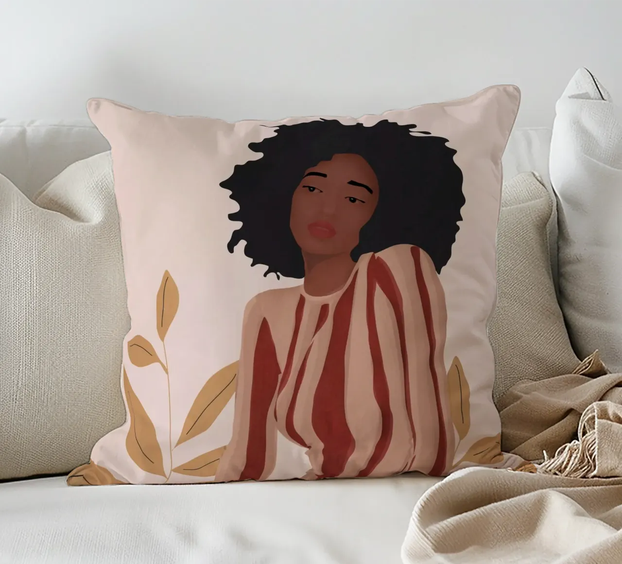 Ragazza 5 cuscino da ThingDesign