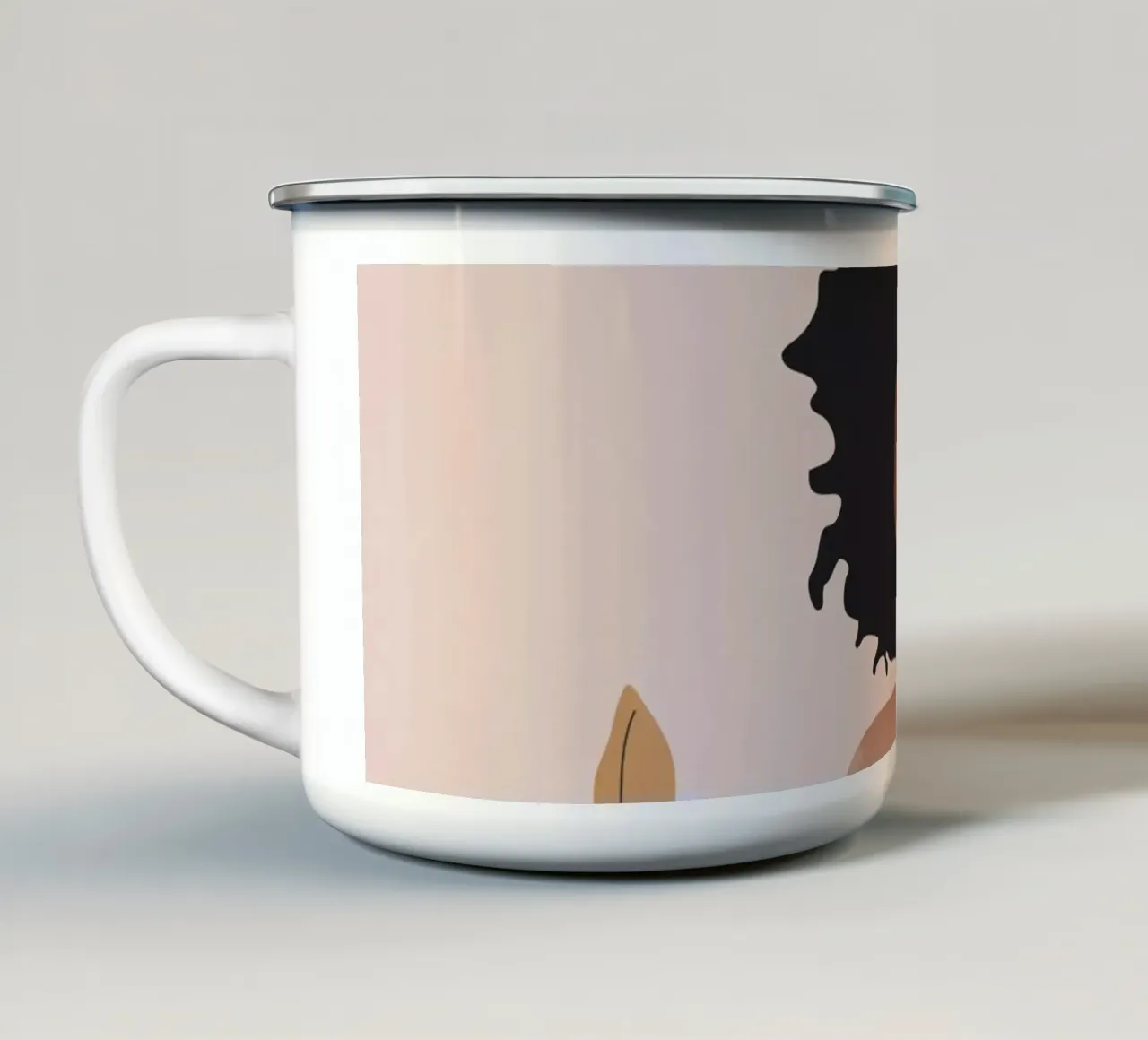 Ragazza 5 tazza in smalto da ThingDesign