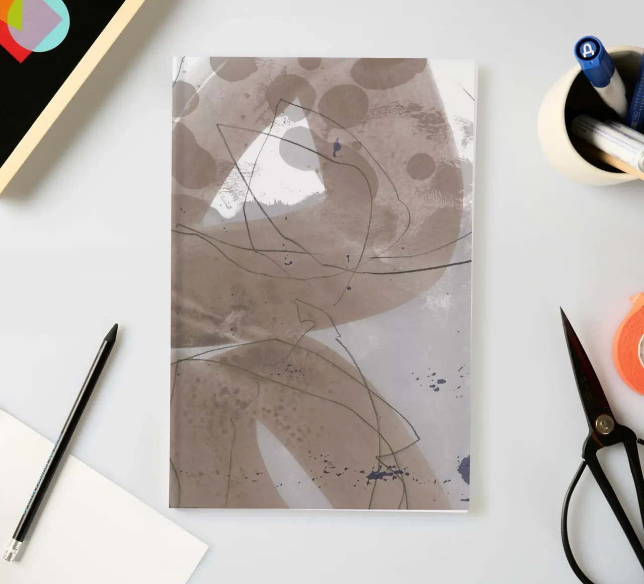 gestural loops notitieboek van IRIS LEHNHARDT FINE ART