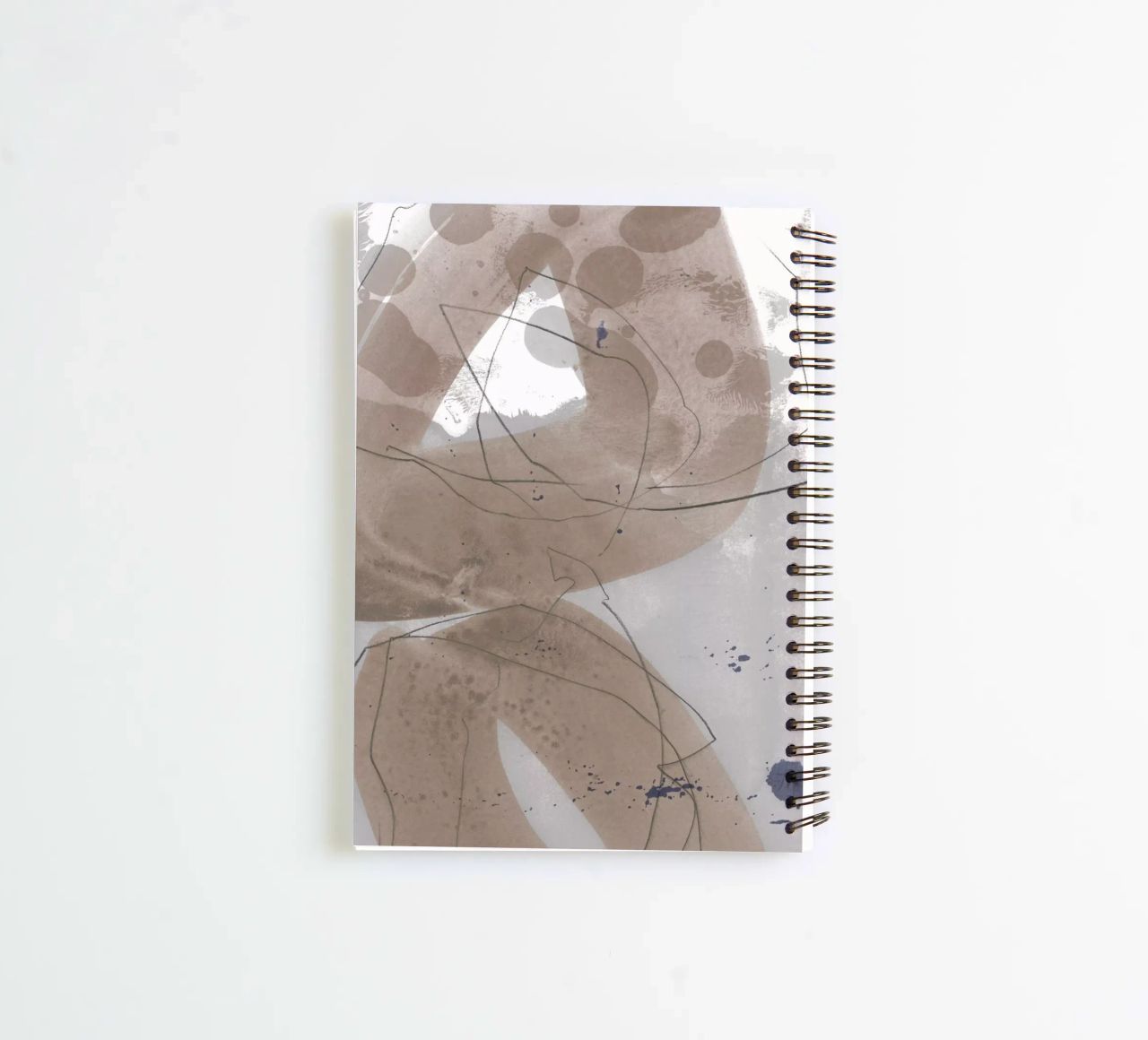 gestural loops spiral notebook by IRIS LEHNHARDT FINE ART
