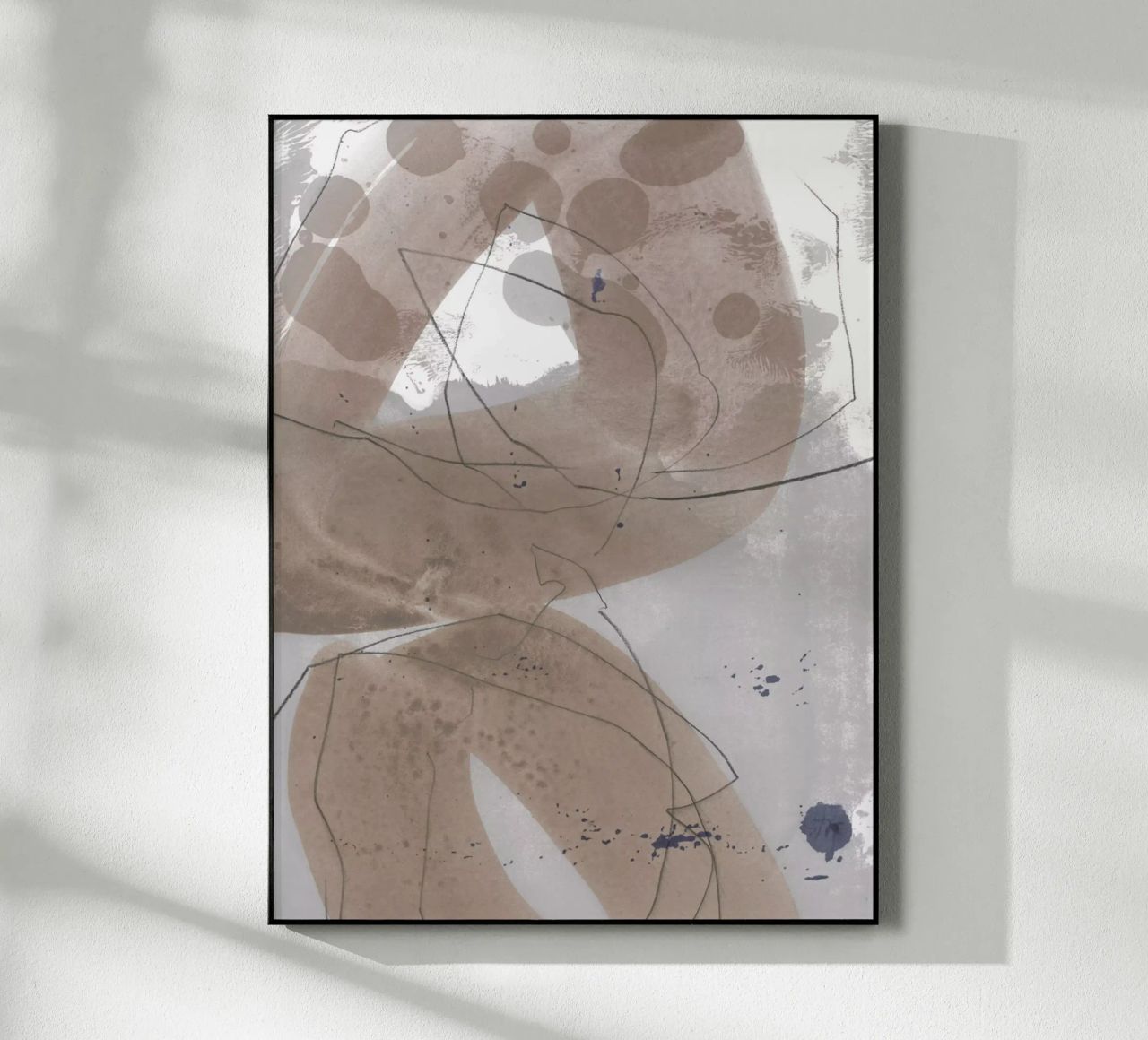 gestural loops acrylic glass by IRIS LEHNHARDT FINE ART