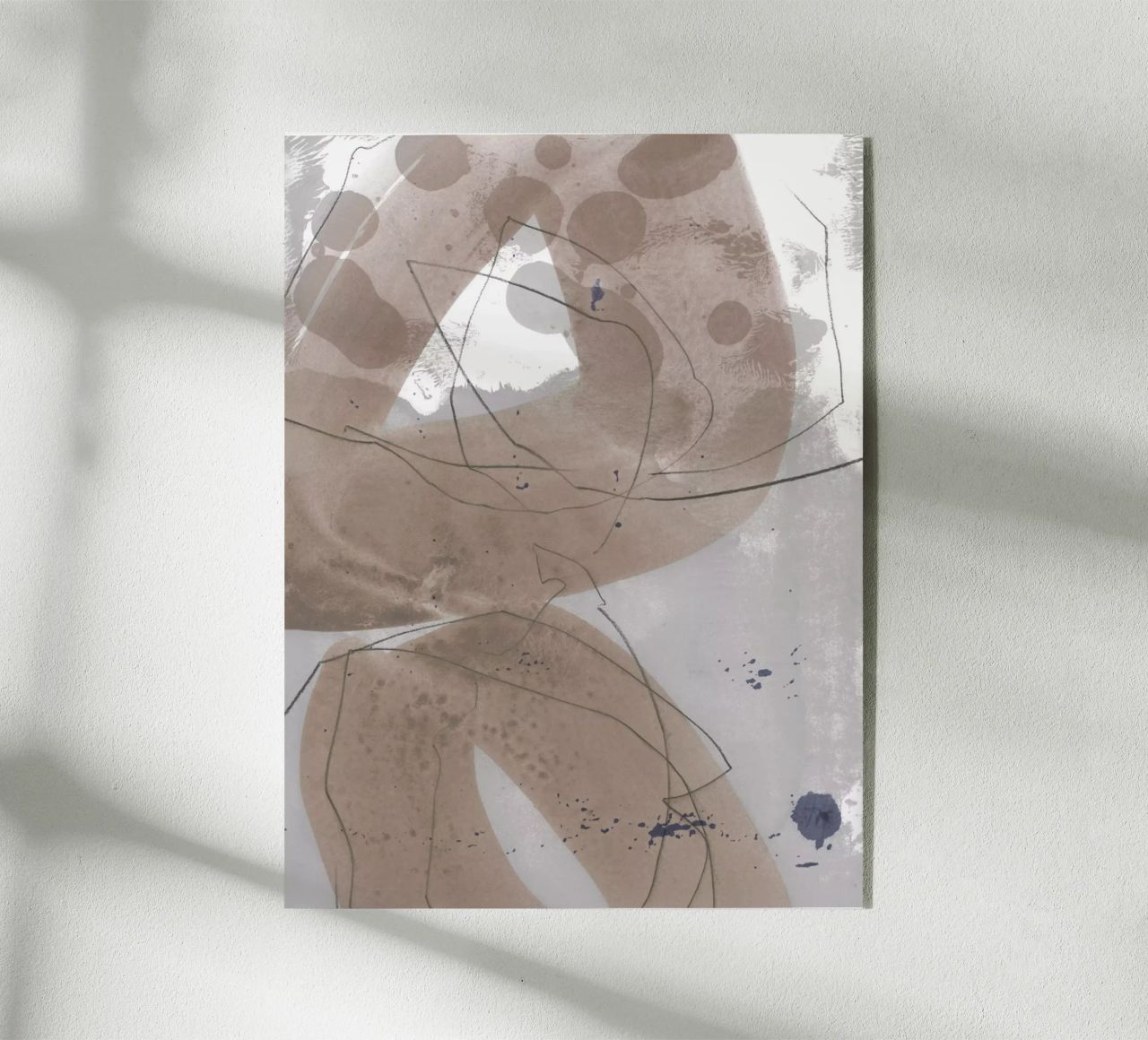 gestural loops acrylic glass by IRIS LEHNHARDT FINE ART