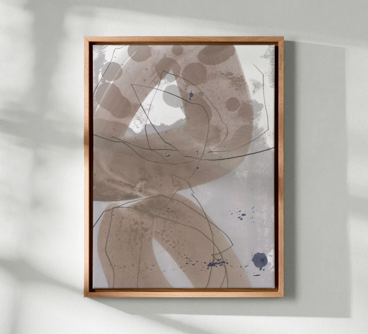 gestural loops canvas by IRIS LEHNHARDT FINE ART