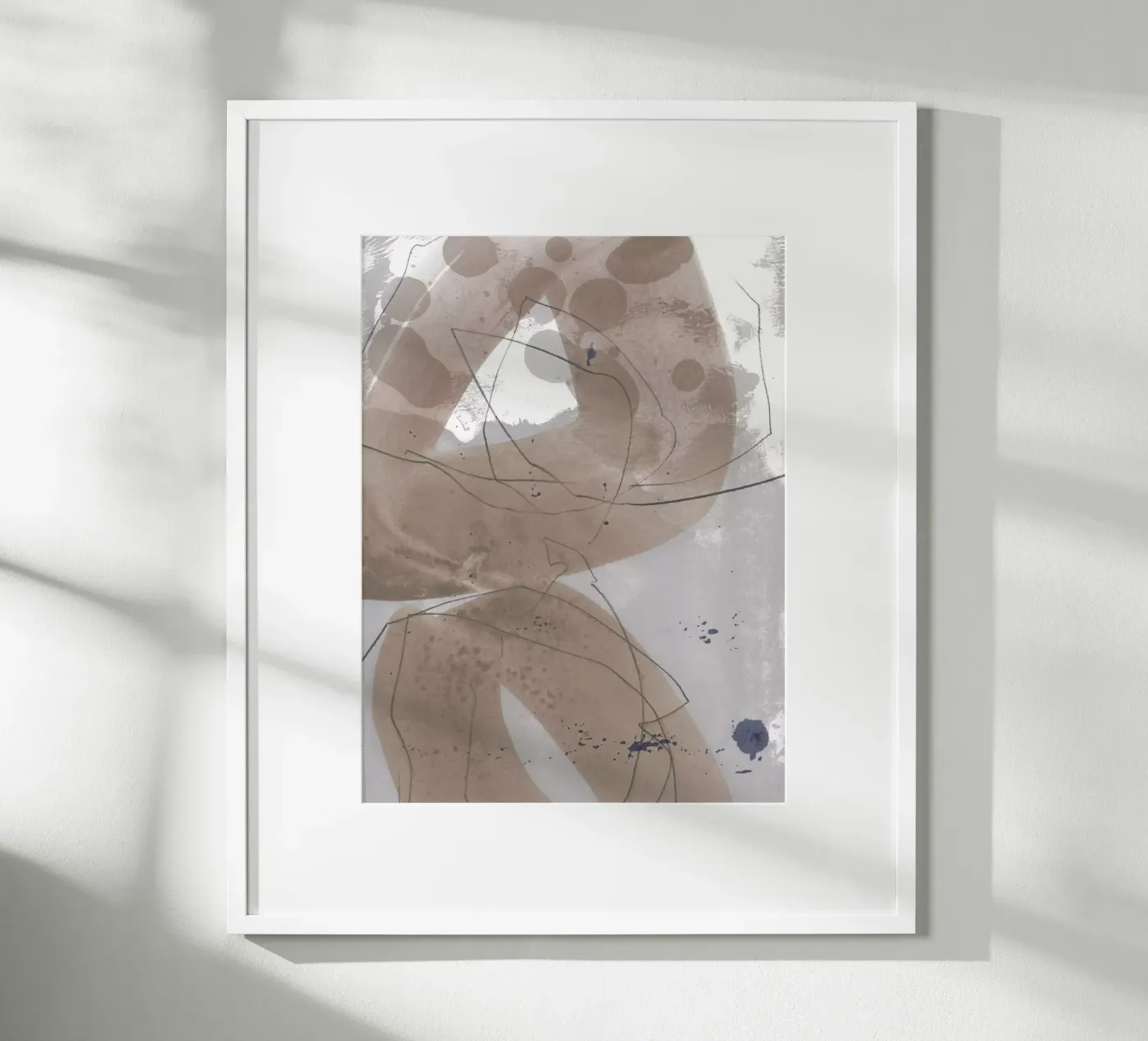 gestural loops poster de IRIS LEHNHARDT FINE ART