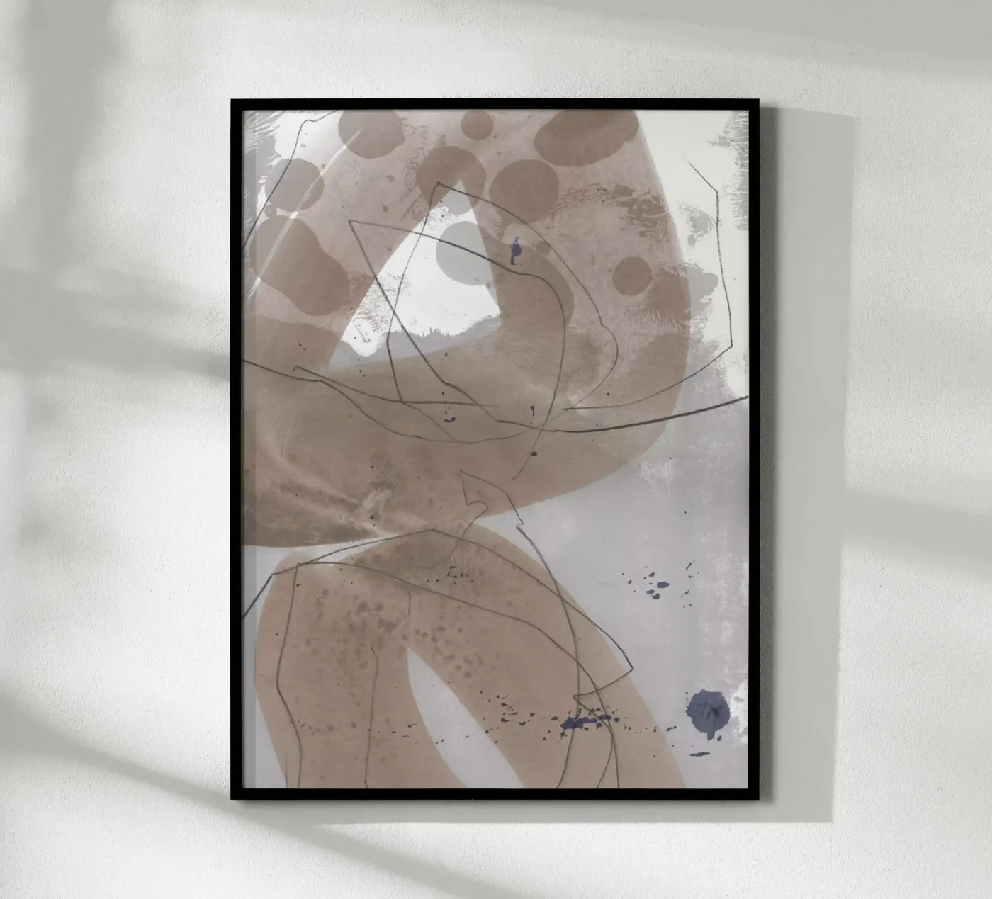 gestural loops poster de IRIS LEHNHARDT FINE ART