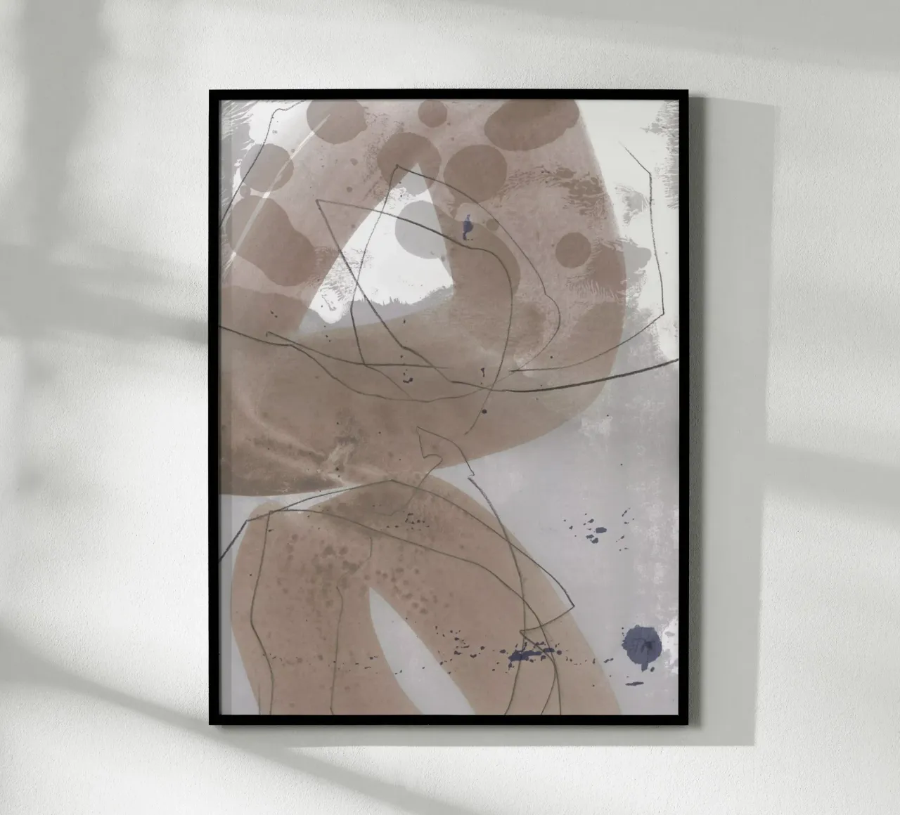 gestural loops poster da IRIS LEHNHARDT FINE ART