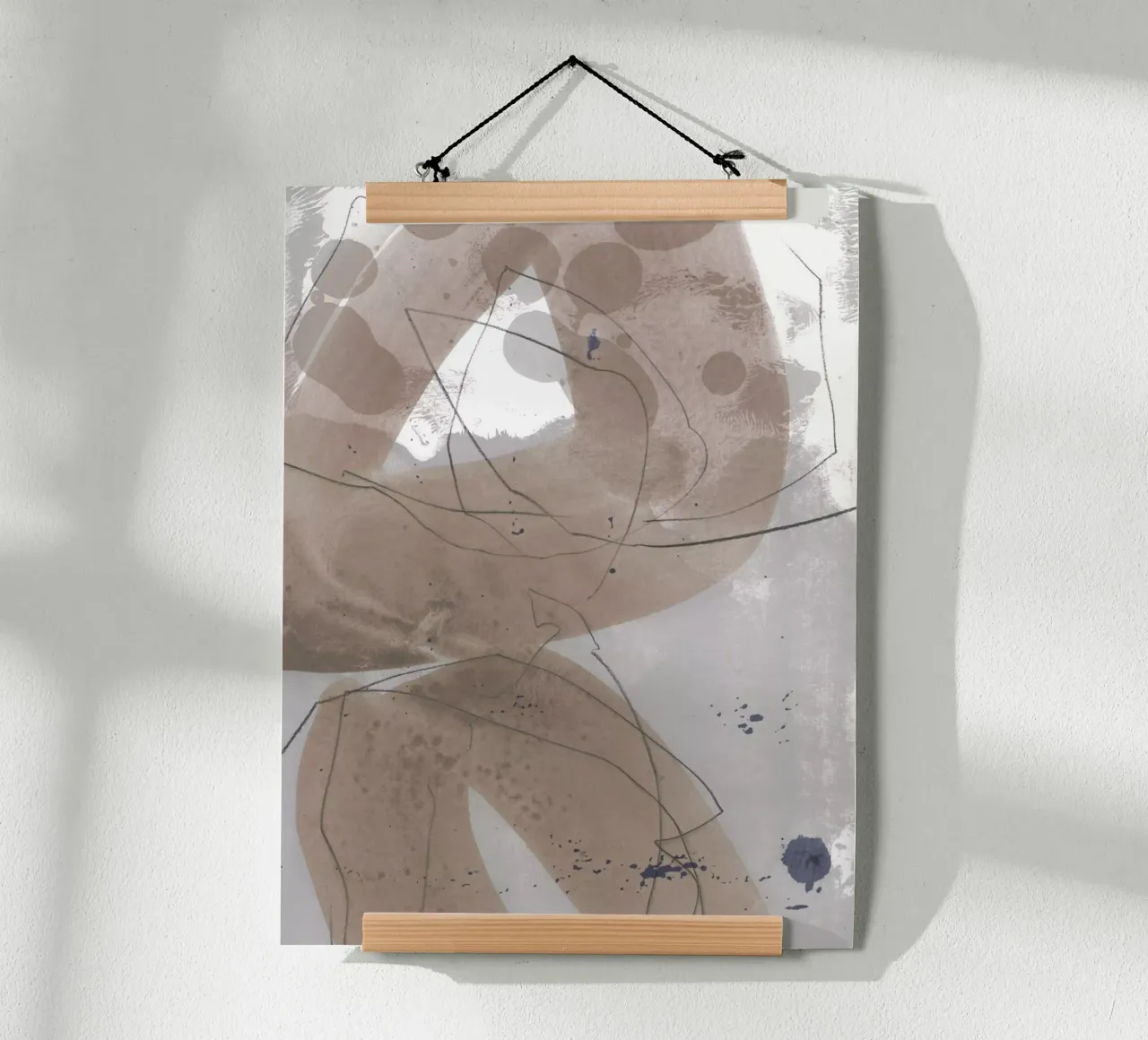 gestural loops poster da IRIS LEHNHARDT FINE ART