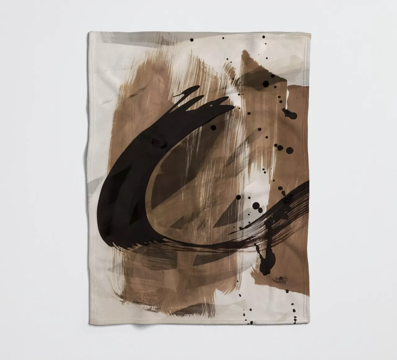 dynamic fleecedeken van IRIS LEHNHARDT FINE ART