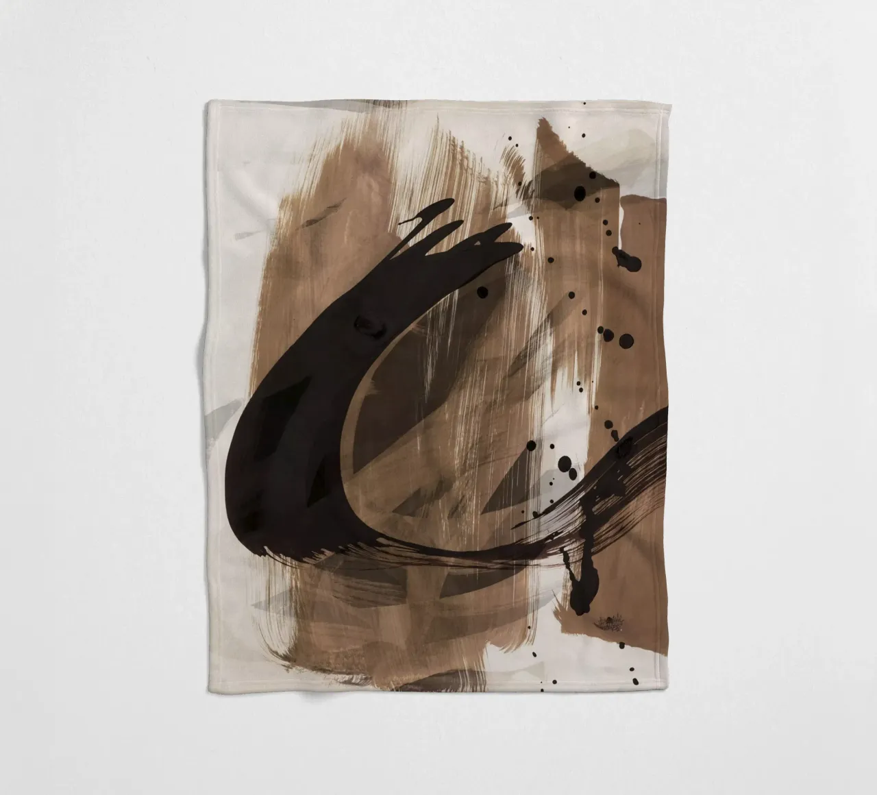 dynamic fleecedeken van IRIS LEHNHARDT FINE ART