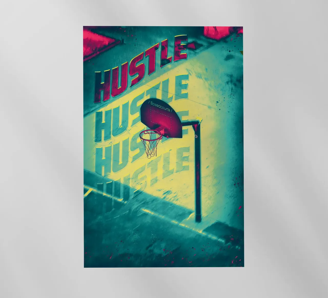Hustle - Basketball pellicola backlit da athlete.art