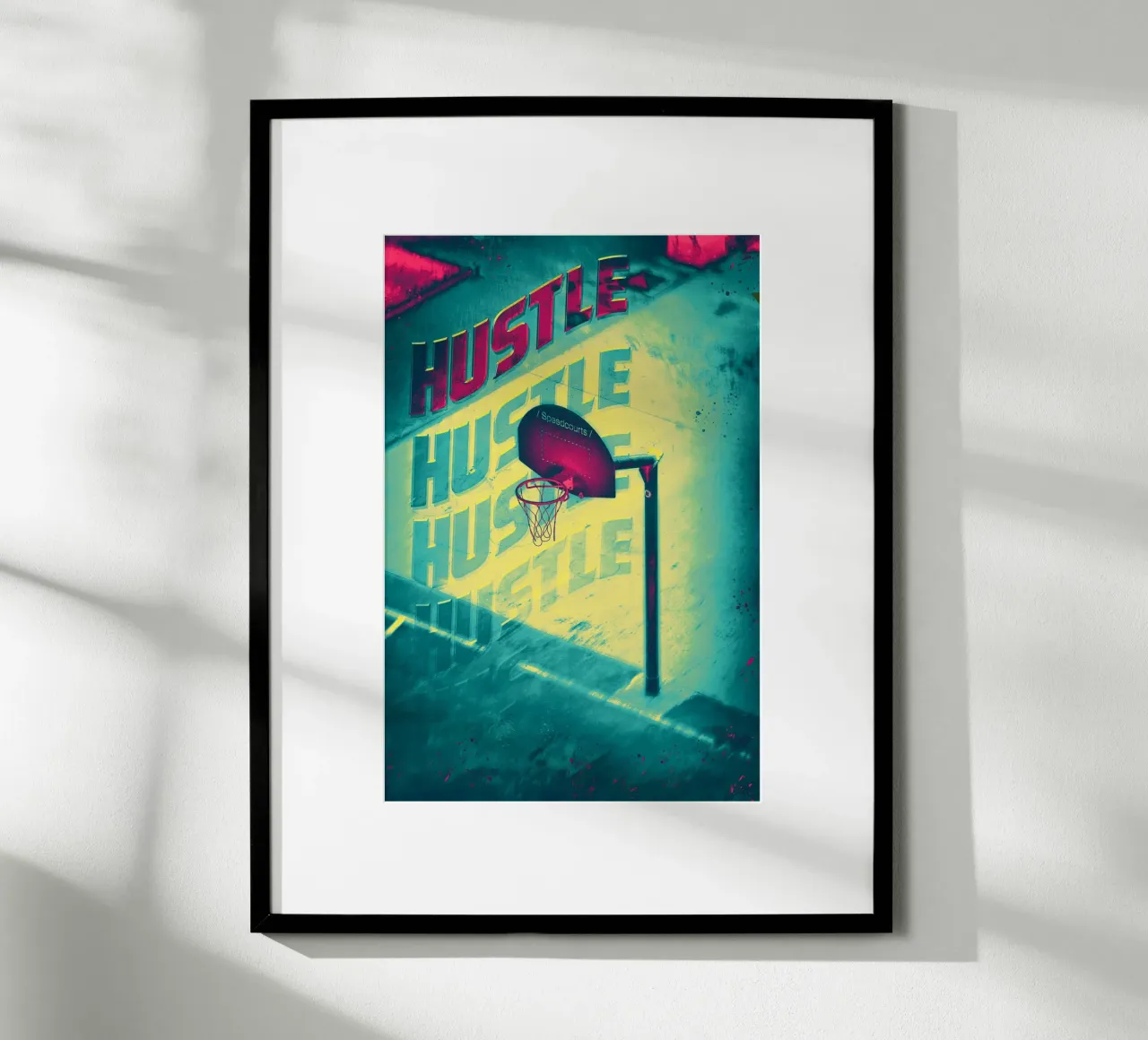 Hustle - Basketball poster da athlete.art