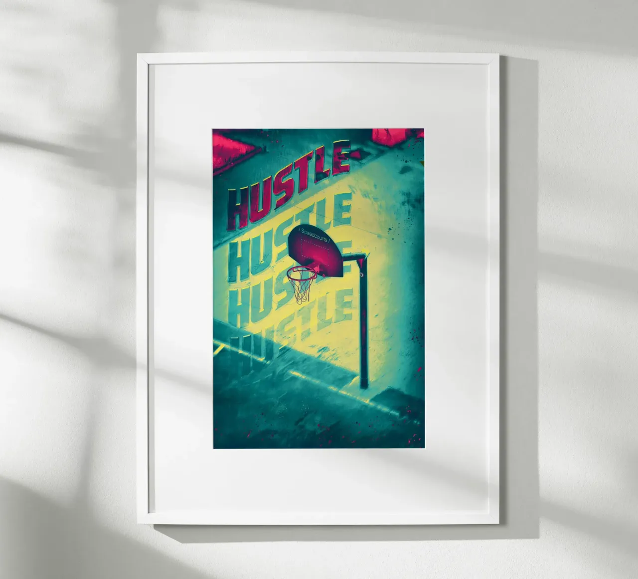 Hustle - Basketball poster da athlete.art