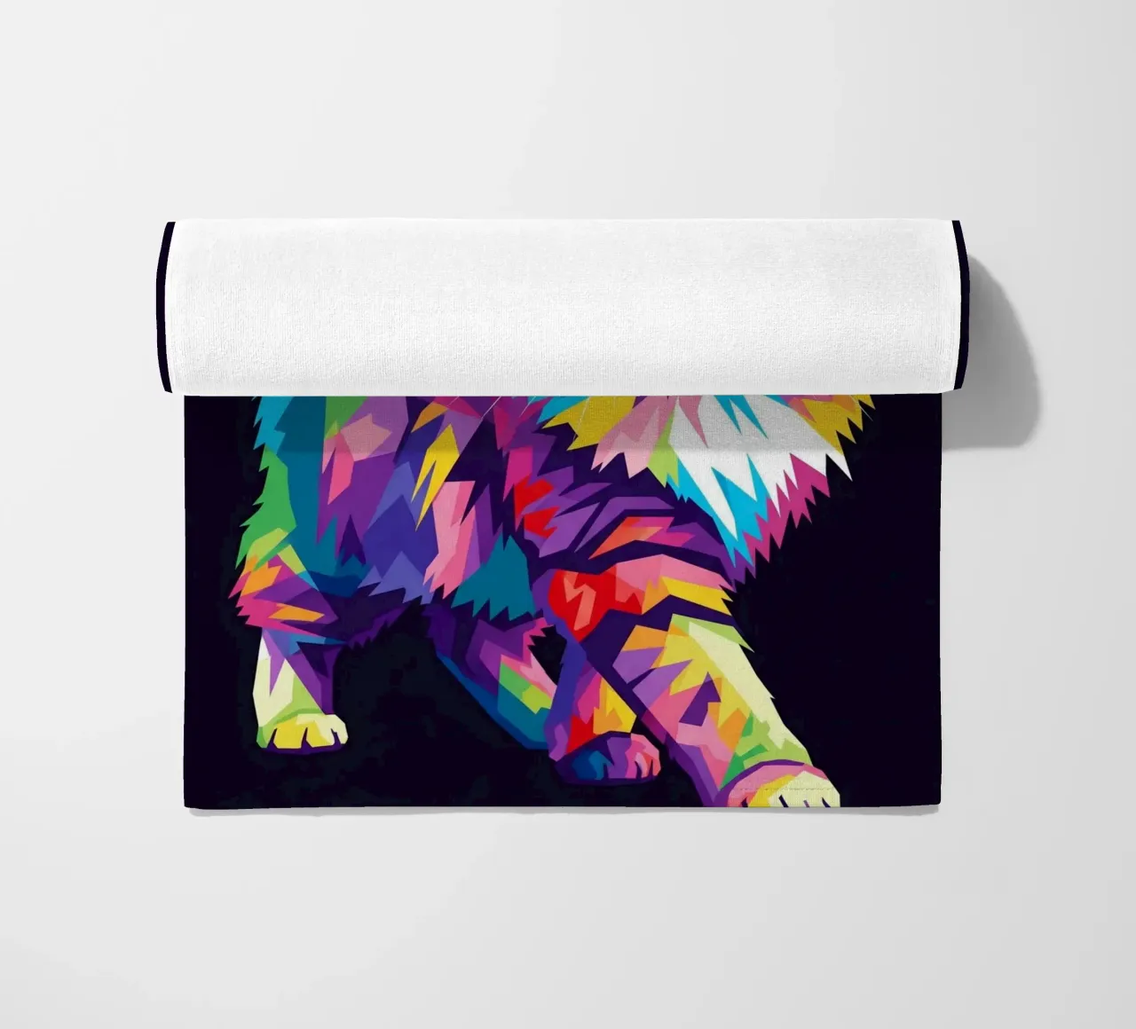 Gatto colorato (1) telo mare da Wild Life studio