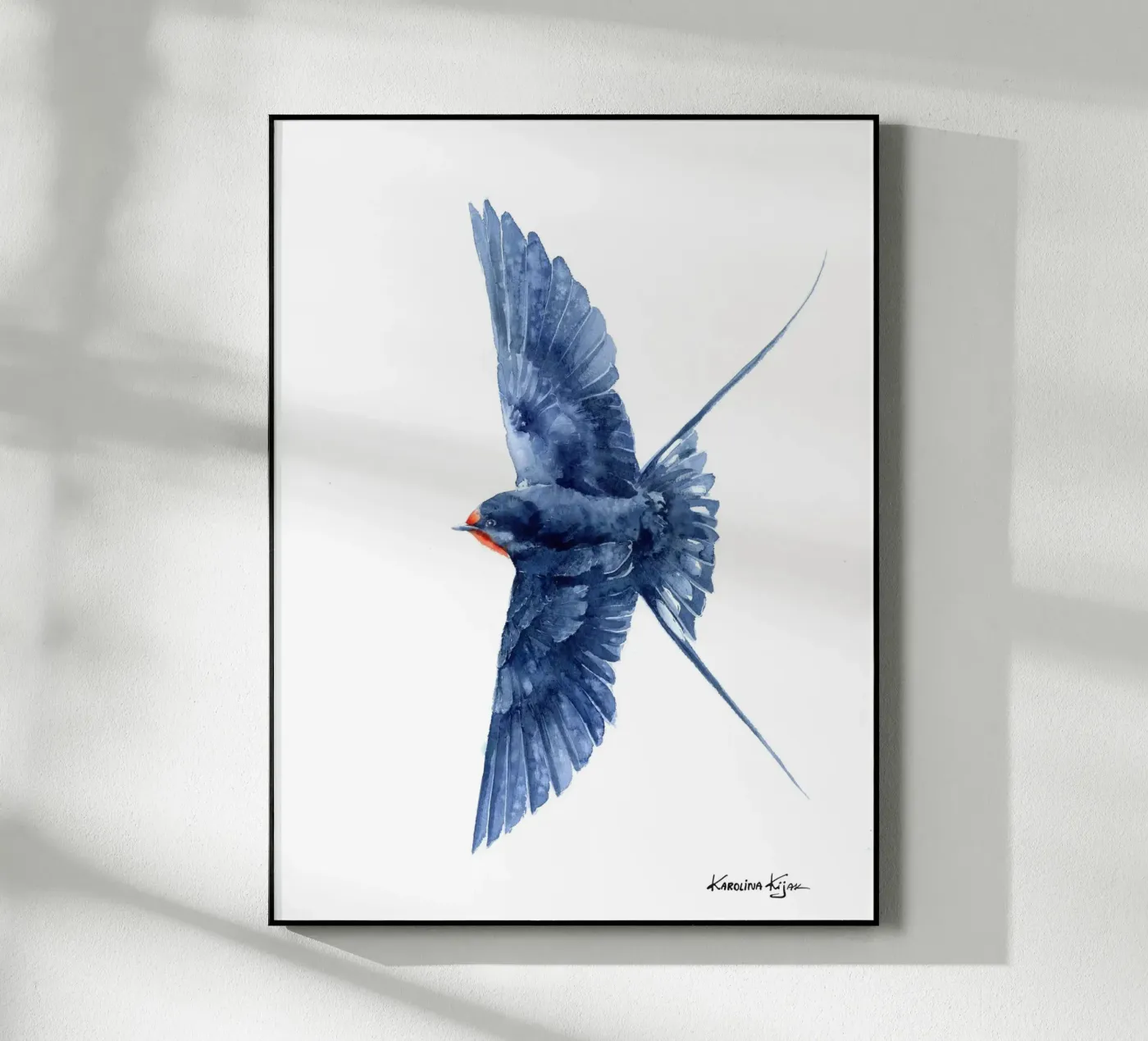 Flying barn swallow plexiglass da Karolina Kijak