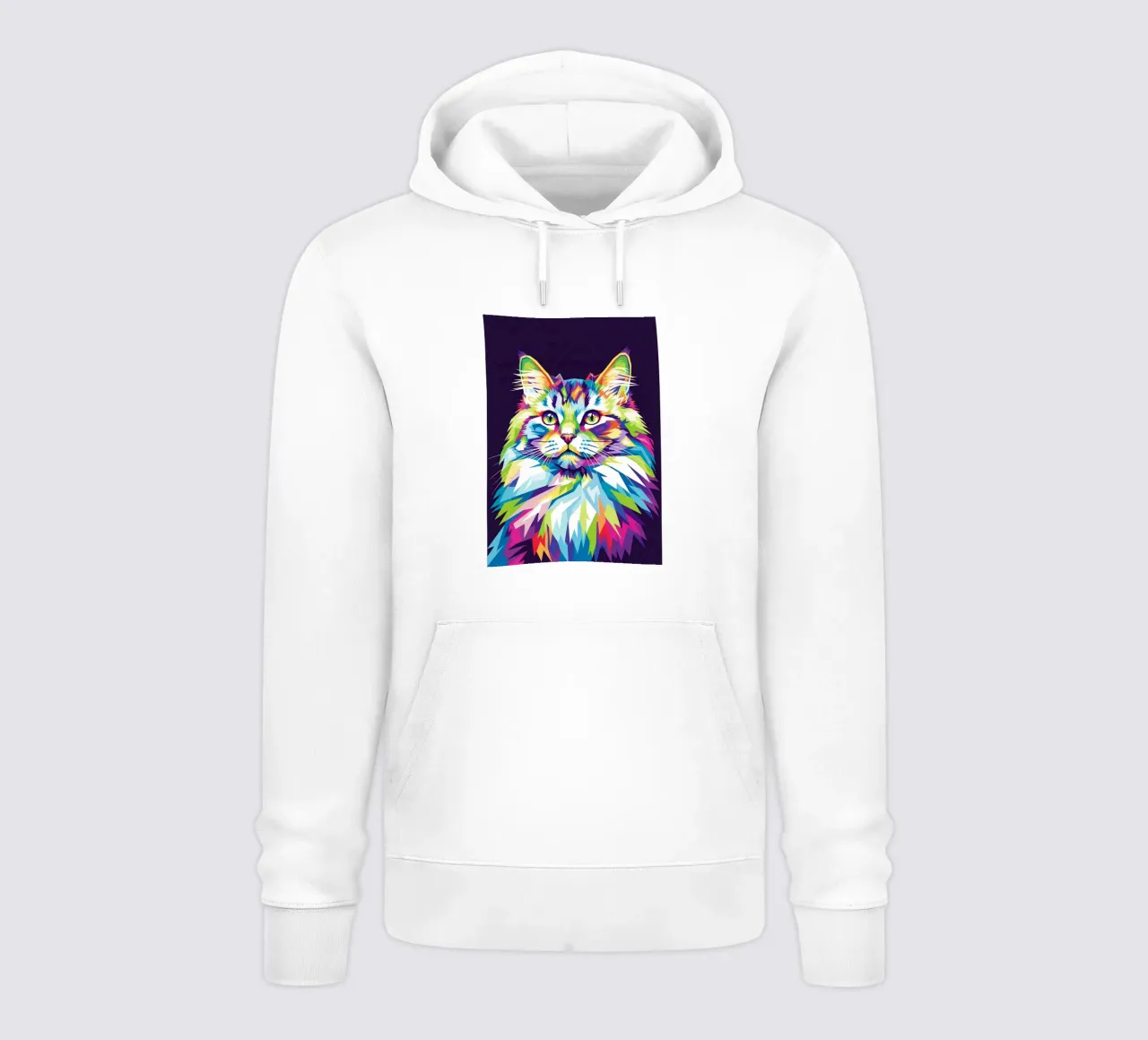 Colorful of Cat (2) felpa con cappuccio da Wild Life studio