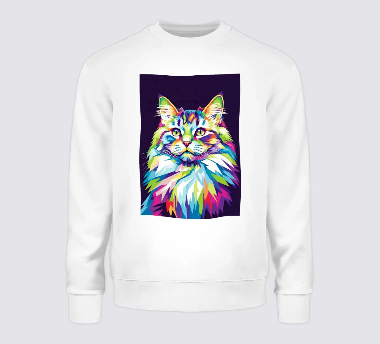 Colorful of Cat (2) felpa da Wild Life studio