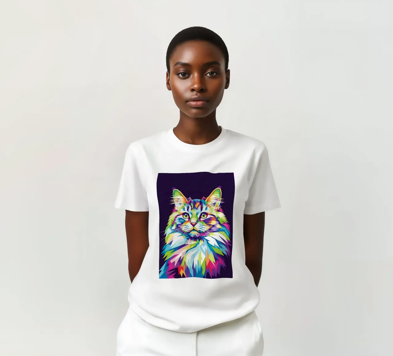 Colorful of Cat (2) t-shirt da Wild Life studio