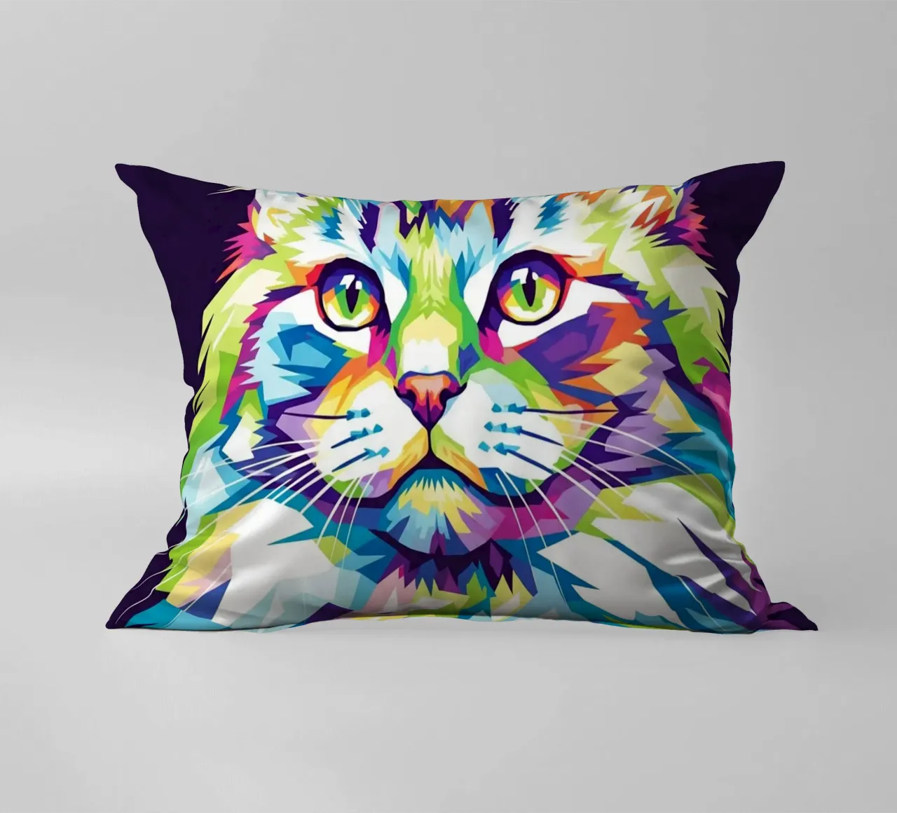 Colorful of Cat (2) cuscino da Wild Life studio