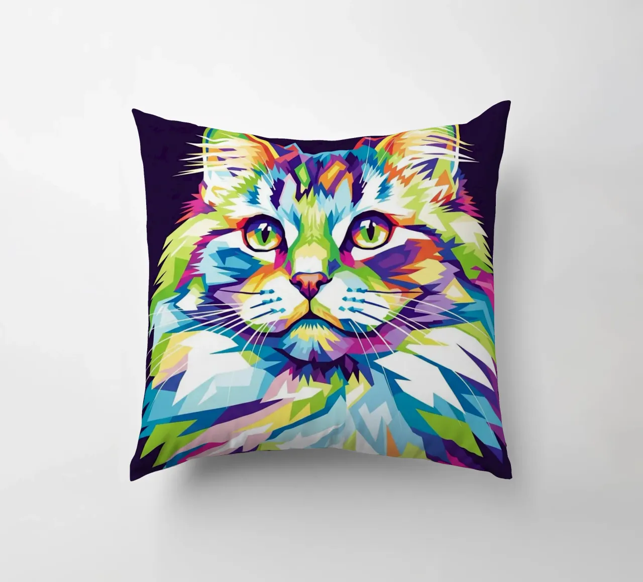 Colorful of Cat (2) cuscino da Wild Life studio