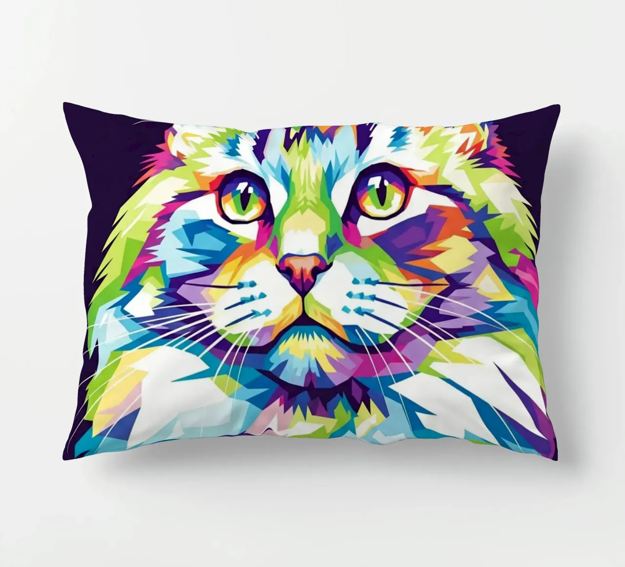 Colorful of Cat (2) cuscino da Wild Life studio