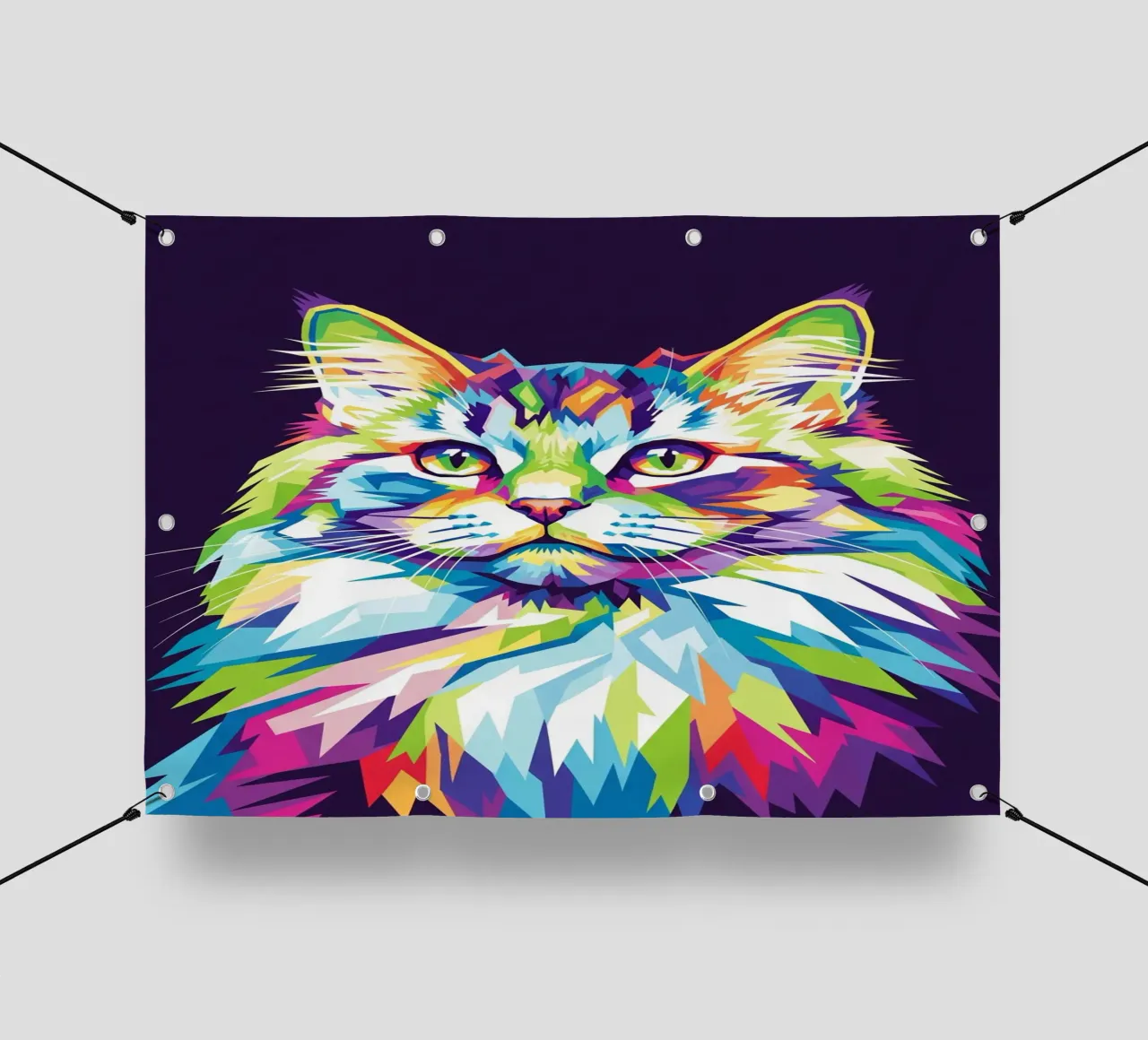 Colorful of Cat (2) telo in pvc da Wild Life studio