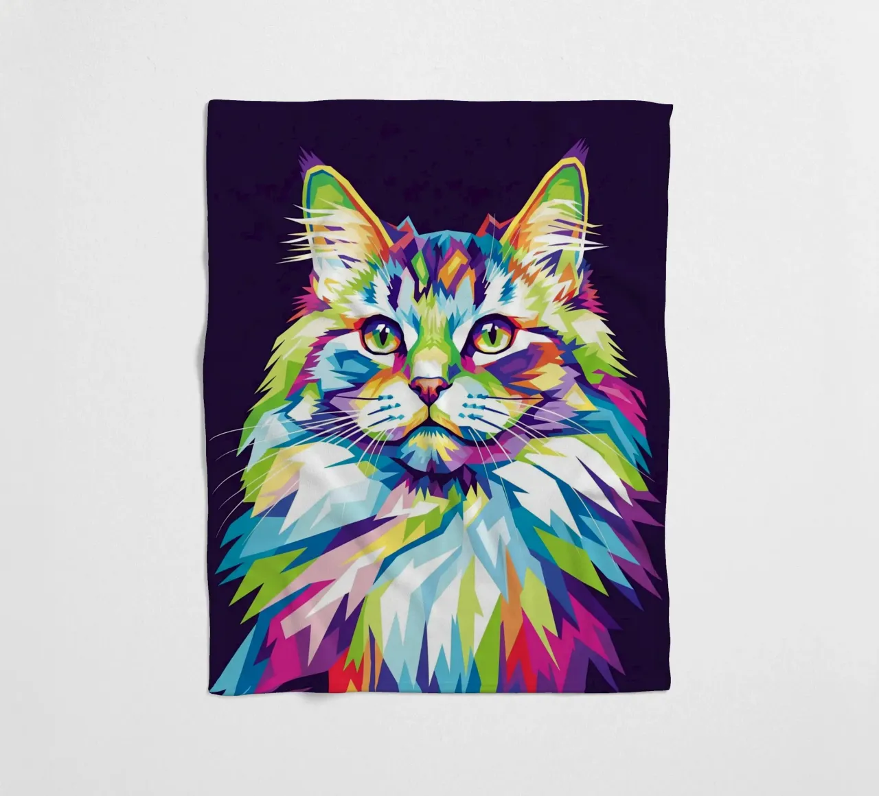 Colorful of Cat (2) coperta in pile da Wild Life studio