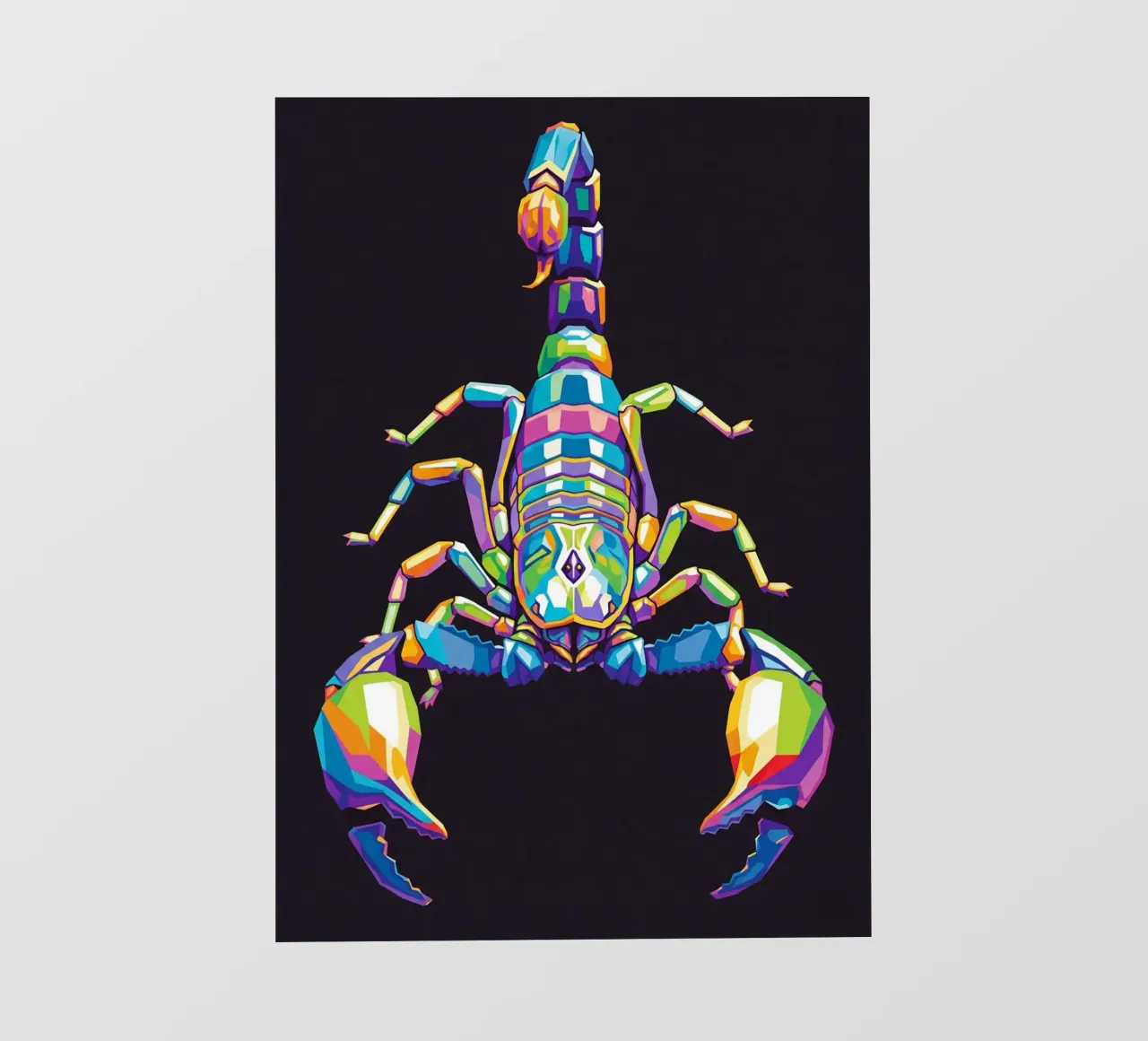 Colorato di scorpione (1) telo in pvc da Wild Life studio