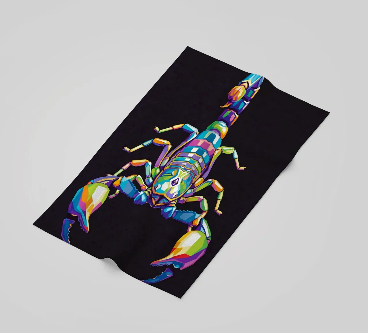 Colorato di scorpione (1) telo mare da Wild Life studio